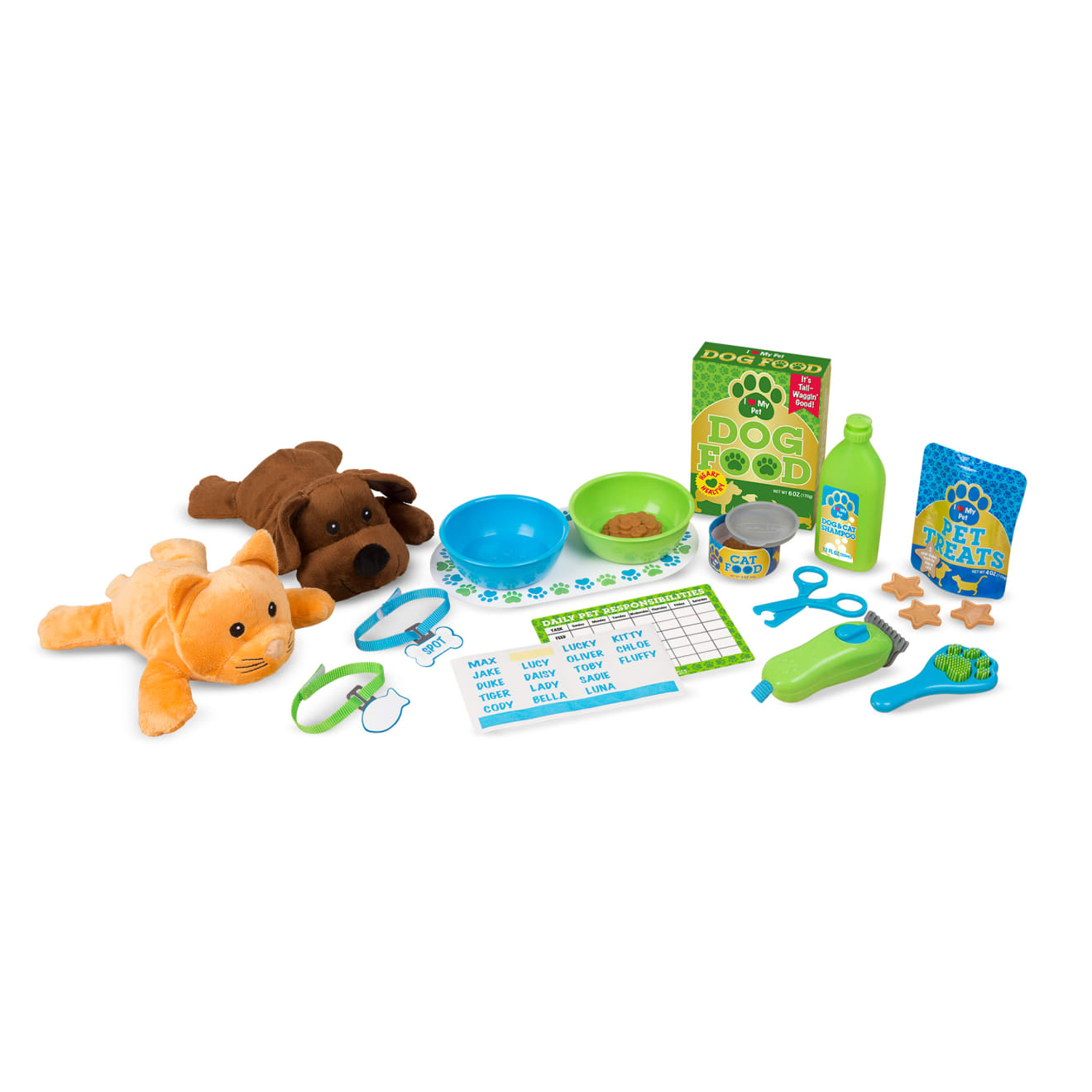 Toy pet shop grooming set