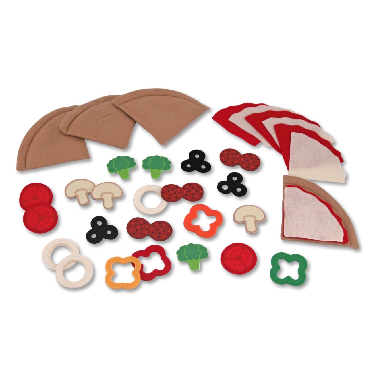 Felt cheap pizza set