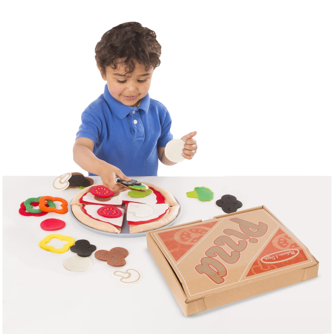 Melissa and doug store felt pizza set