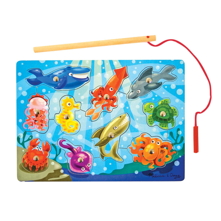 Magnetic Fishing Wooden Puzzle Game