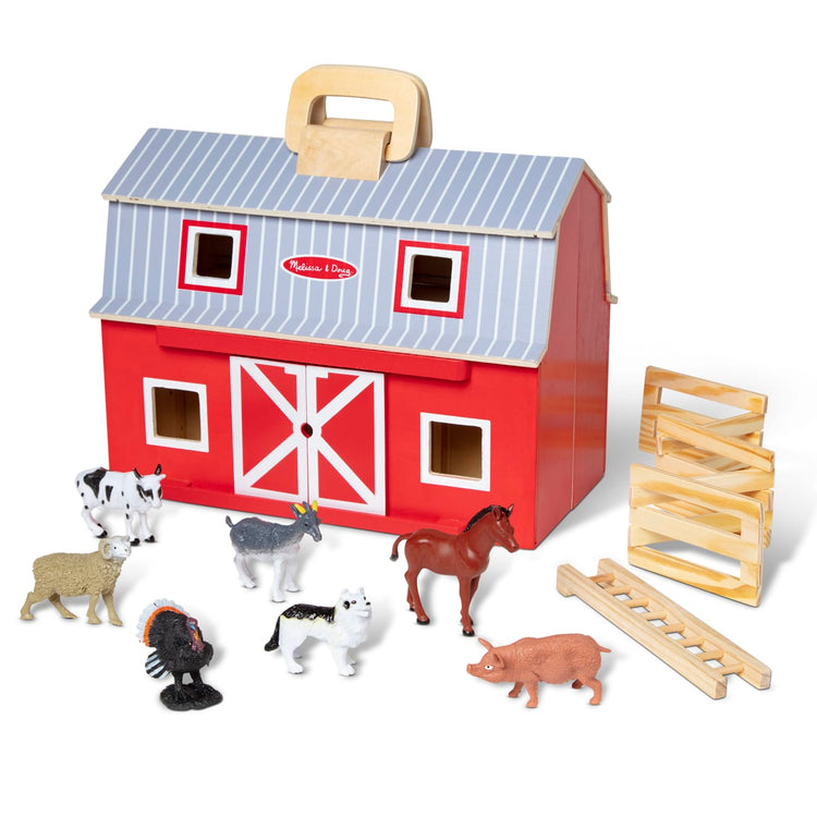 12 Pieces Wooden Farm Animals Set, Wooden Animal Figures for Toddler, Kids Wooden  Toys, Gifts for Kids 