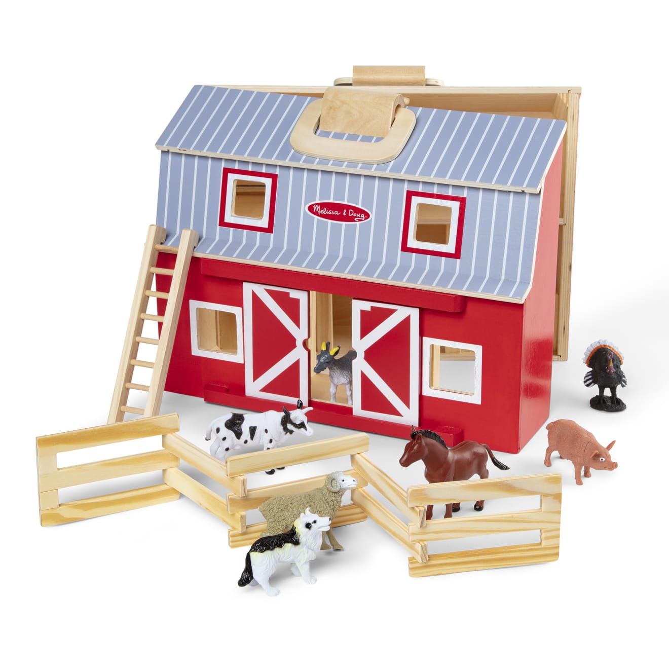 Wooden Barn Toy | Kids Wooden Barn