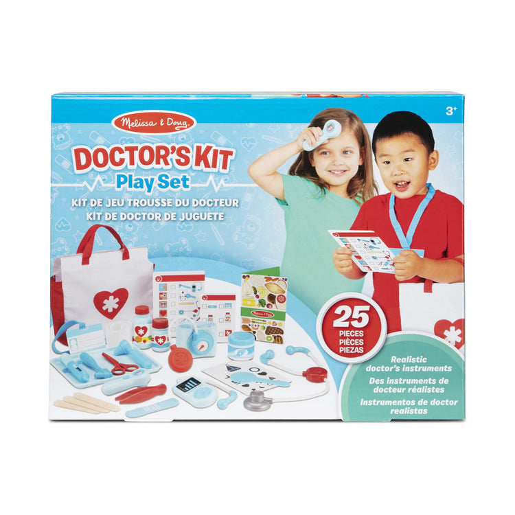 Melissa & Doug DOCTOR'S KIT #8569 Play Set 25 Toy Pieces REALISTIC AGES 3+
