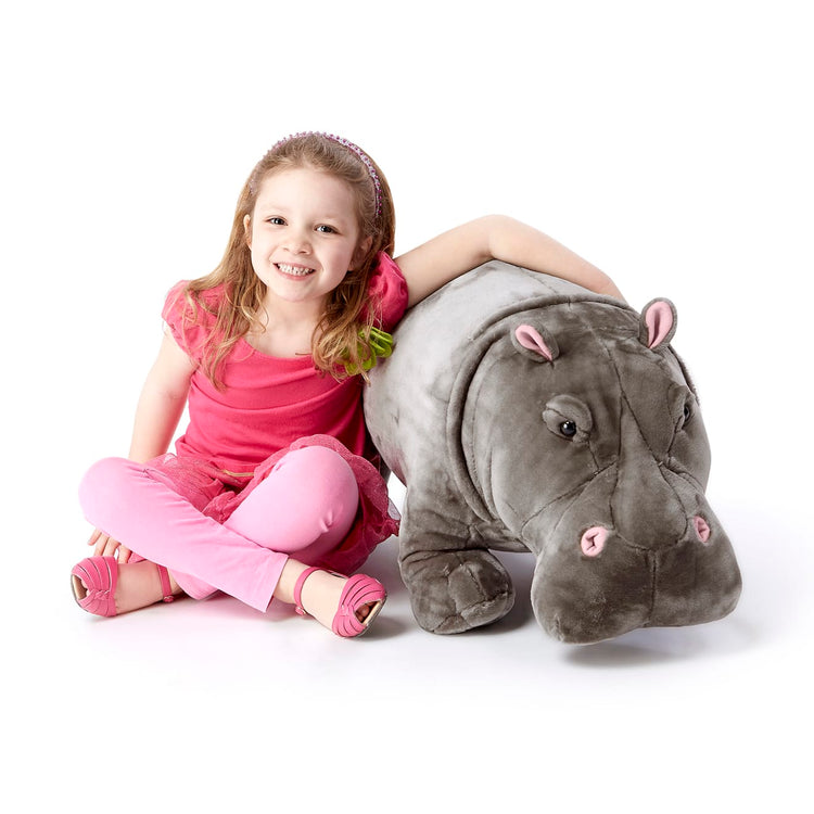 pink hippopotamus stuffed animal