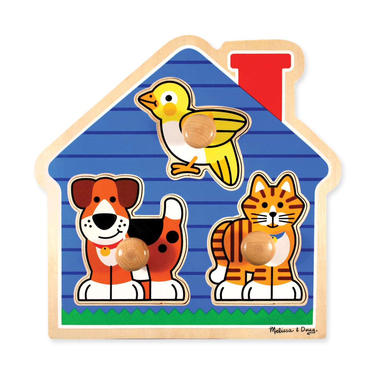 Melissa and doug cheap jumbo knob puzzle shapes