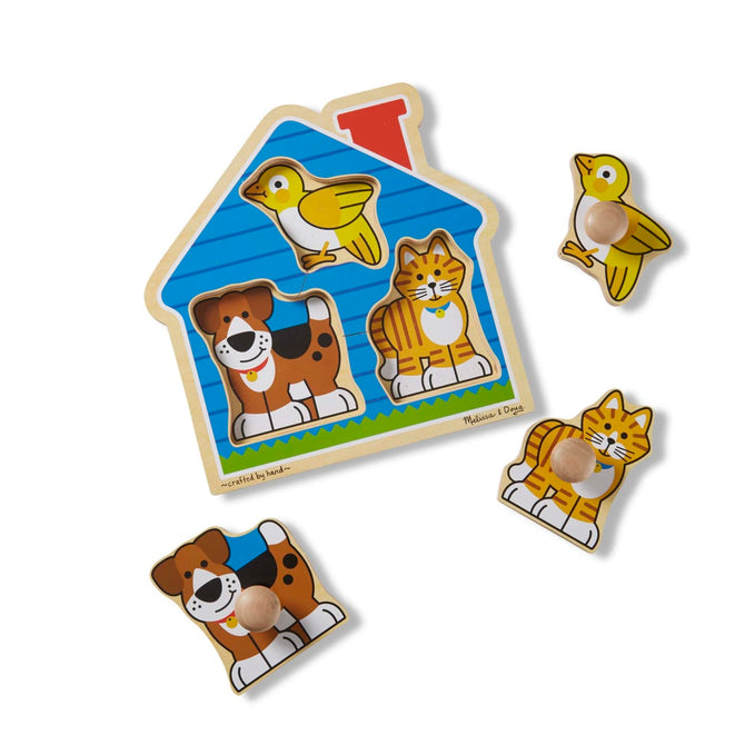 House Pets Jumbo Knob Puzzle - 3 Pieces