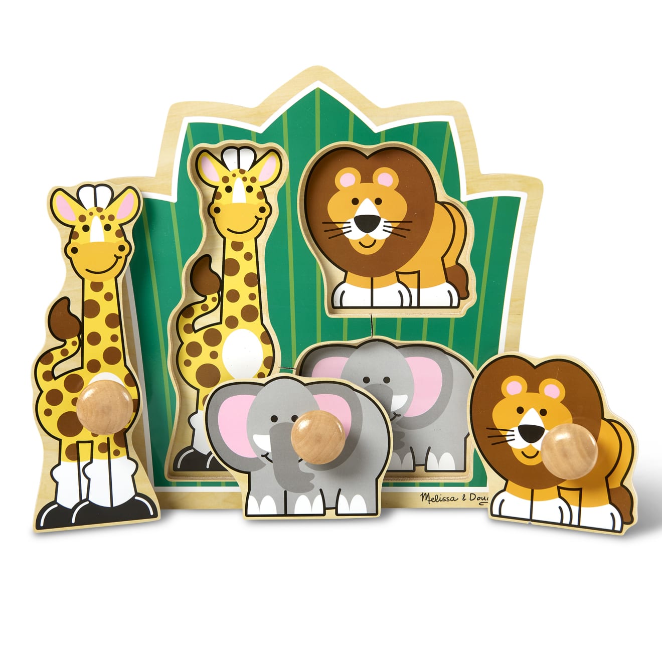 Melissa and doug wooden 2024 puzzles