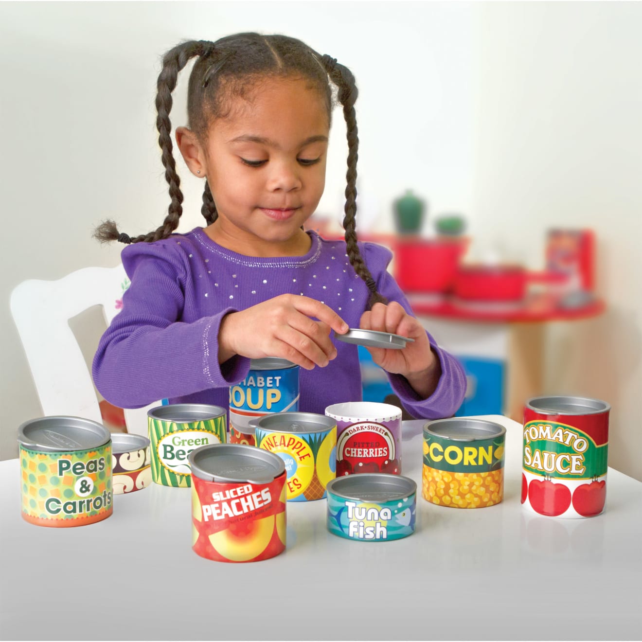 Melissa and store doug grocery cans