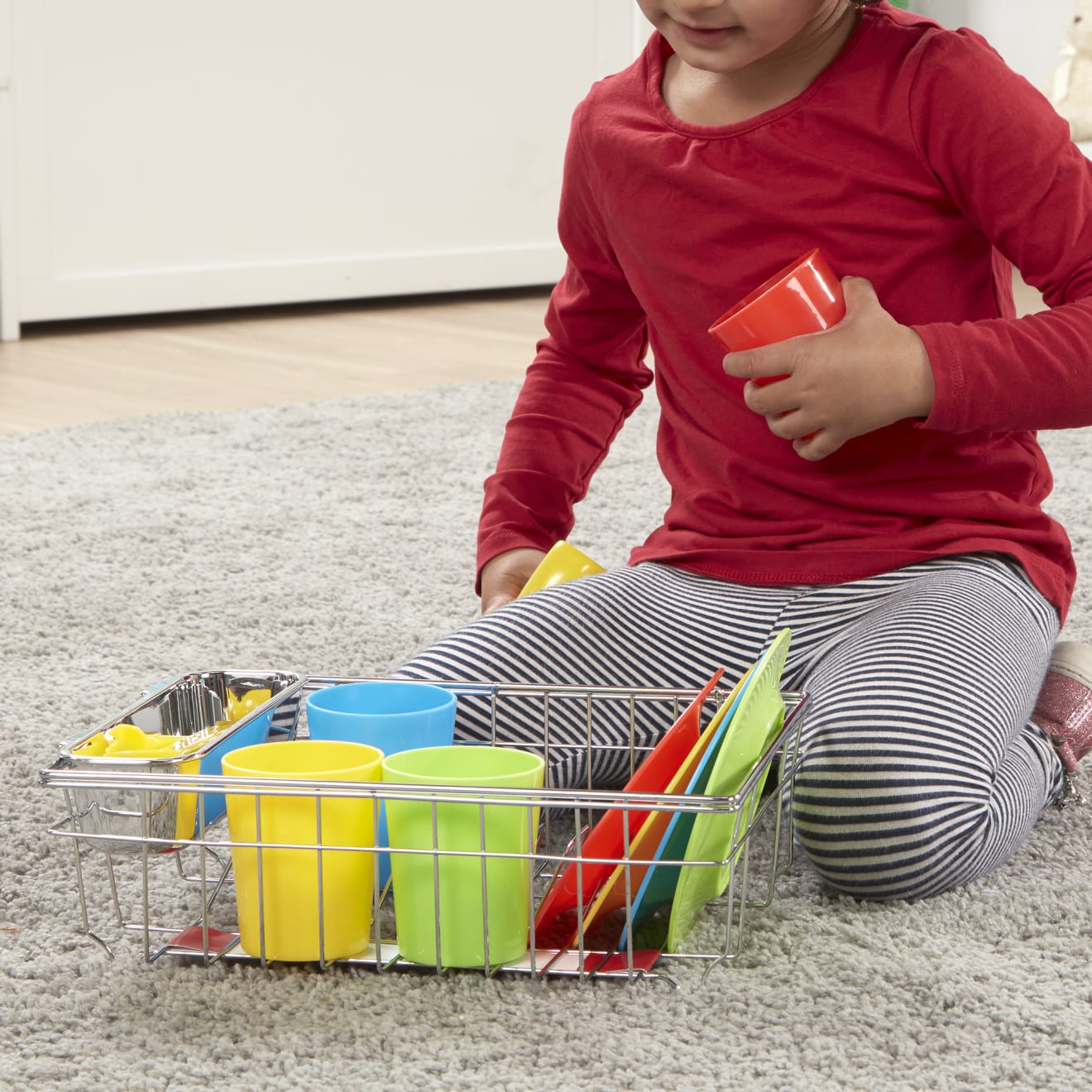 Let's Play House! Wash & Dry Dish Set | Melissa & Doug