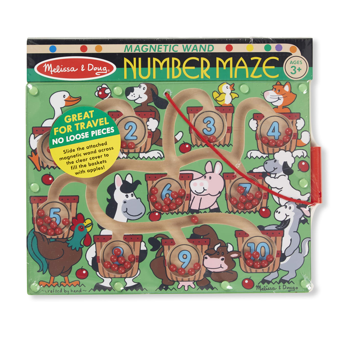 Melissa & doug magnetic shop number maze