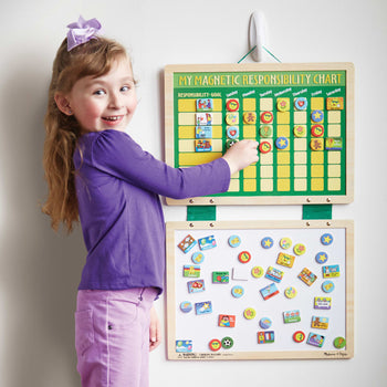 Magnetic Responsibility Chore Chart for Kids | Melissa & Doug