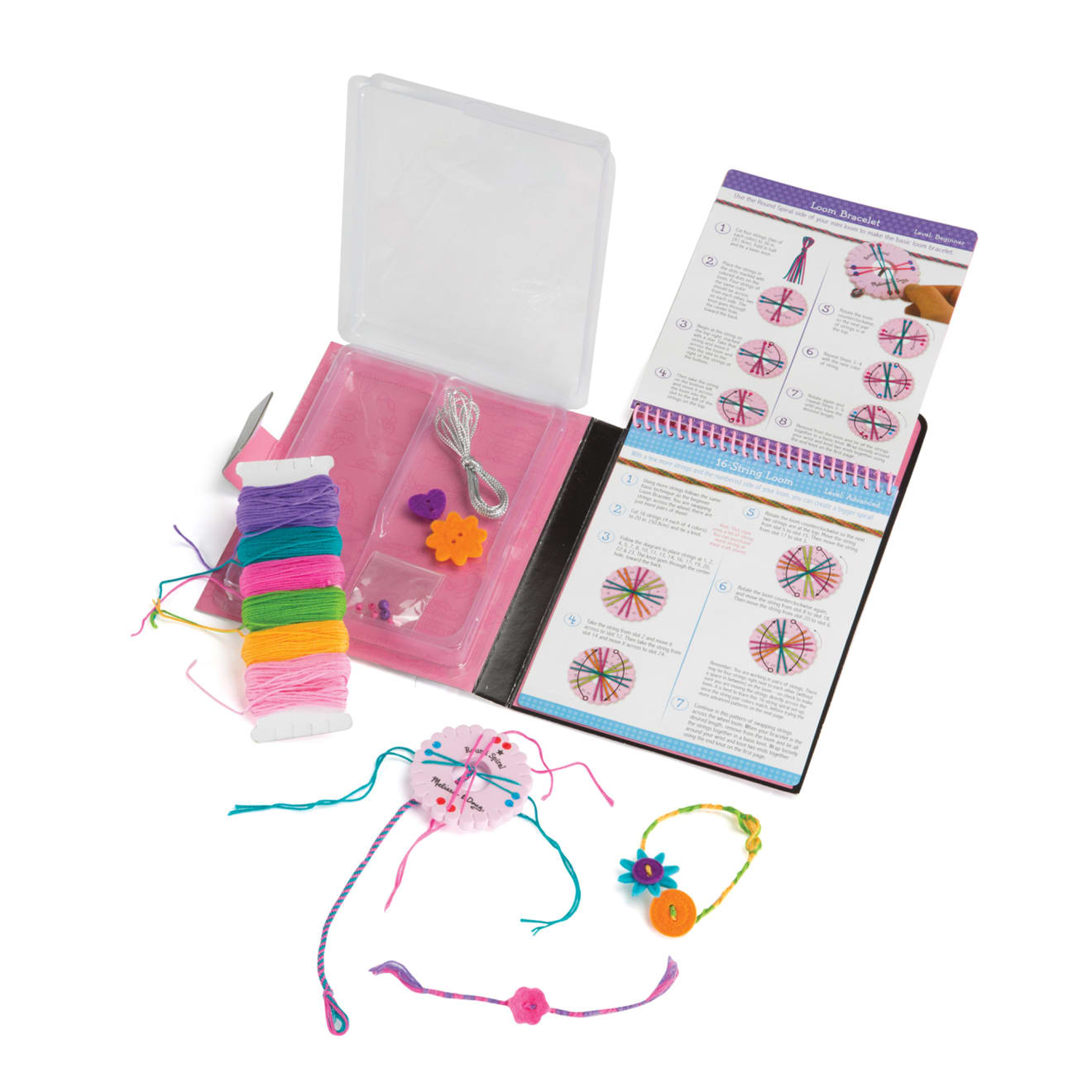 Girls DIY Bracelet Making Kit Colored String Beads Kit For Friendship  Necklace Making Art Jewelry Kids Toys for 6-12 Years Old Birthday Children's  day gift - Walmart.com