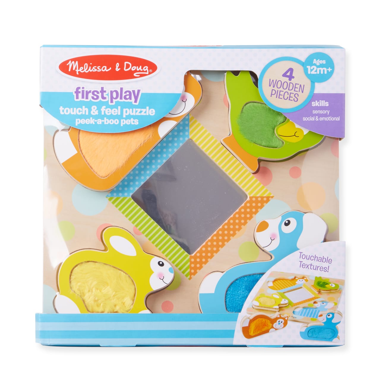 Melissa and doug store touch and feel puzzle