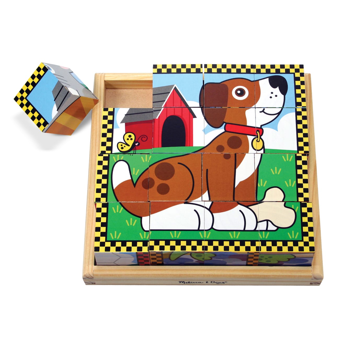 Melissa doug cheap cube puzzle