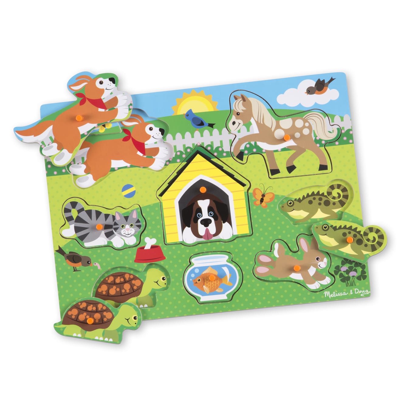 Melissa and cheap doug wooden puzzles