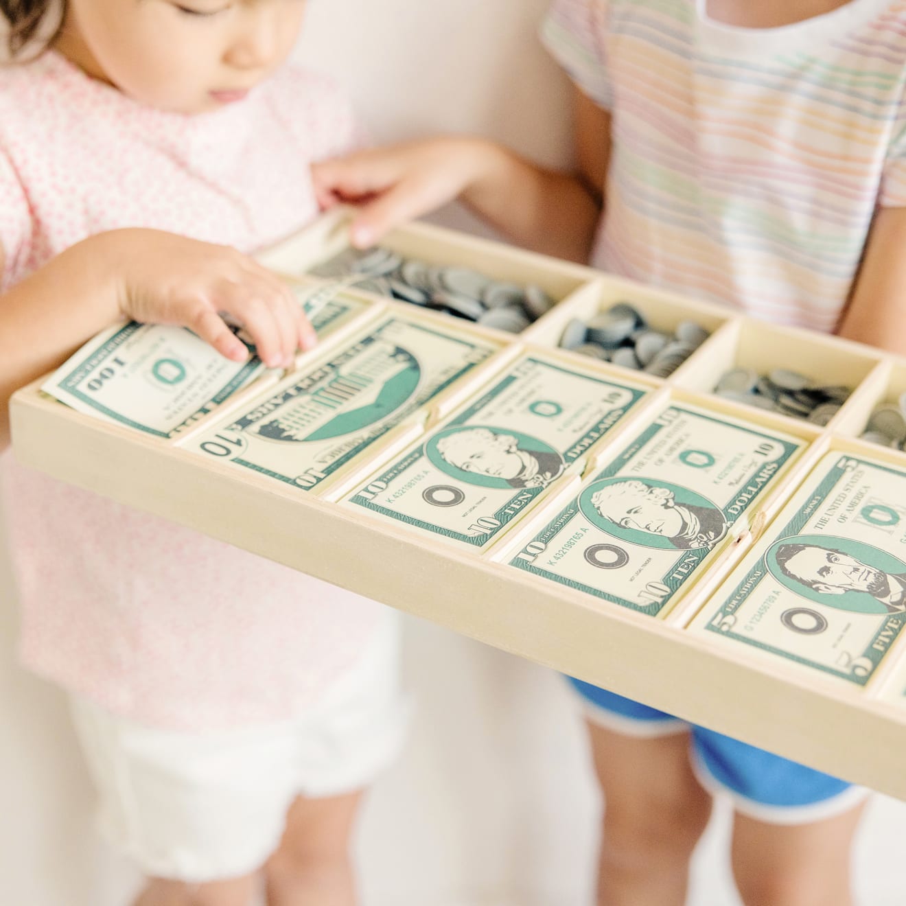 Toy money store for toddlers