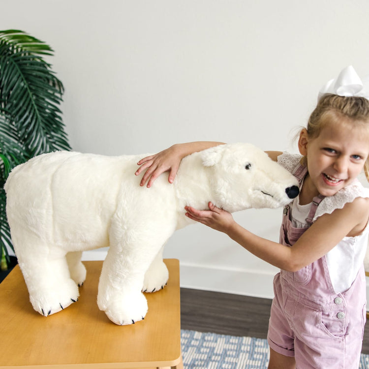 Melissa And Doug Sterling Elephant & Glacier Polar Bear Plush Figure NWT