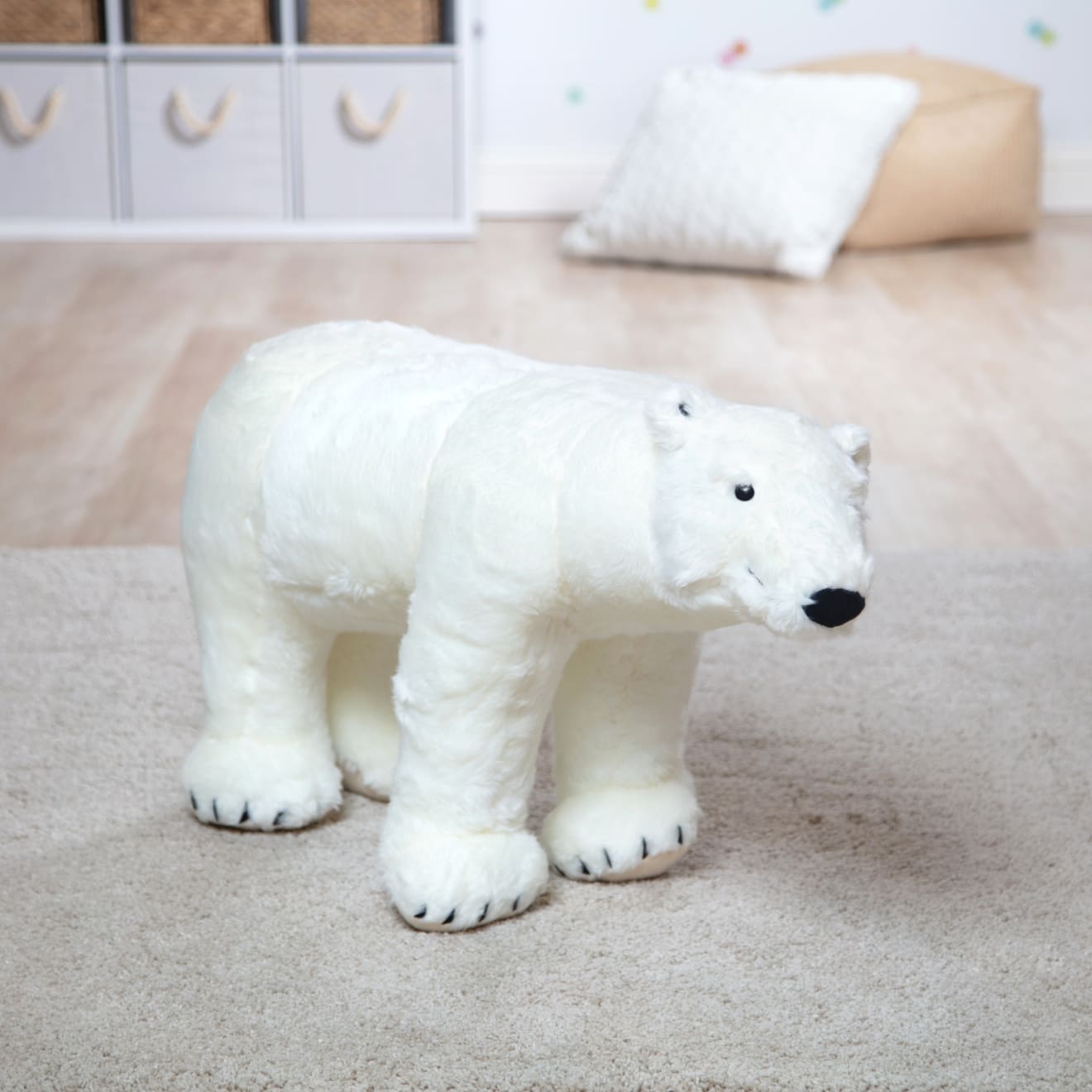 Big stuffed best sale polar bear