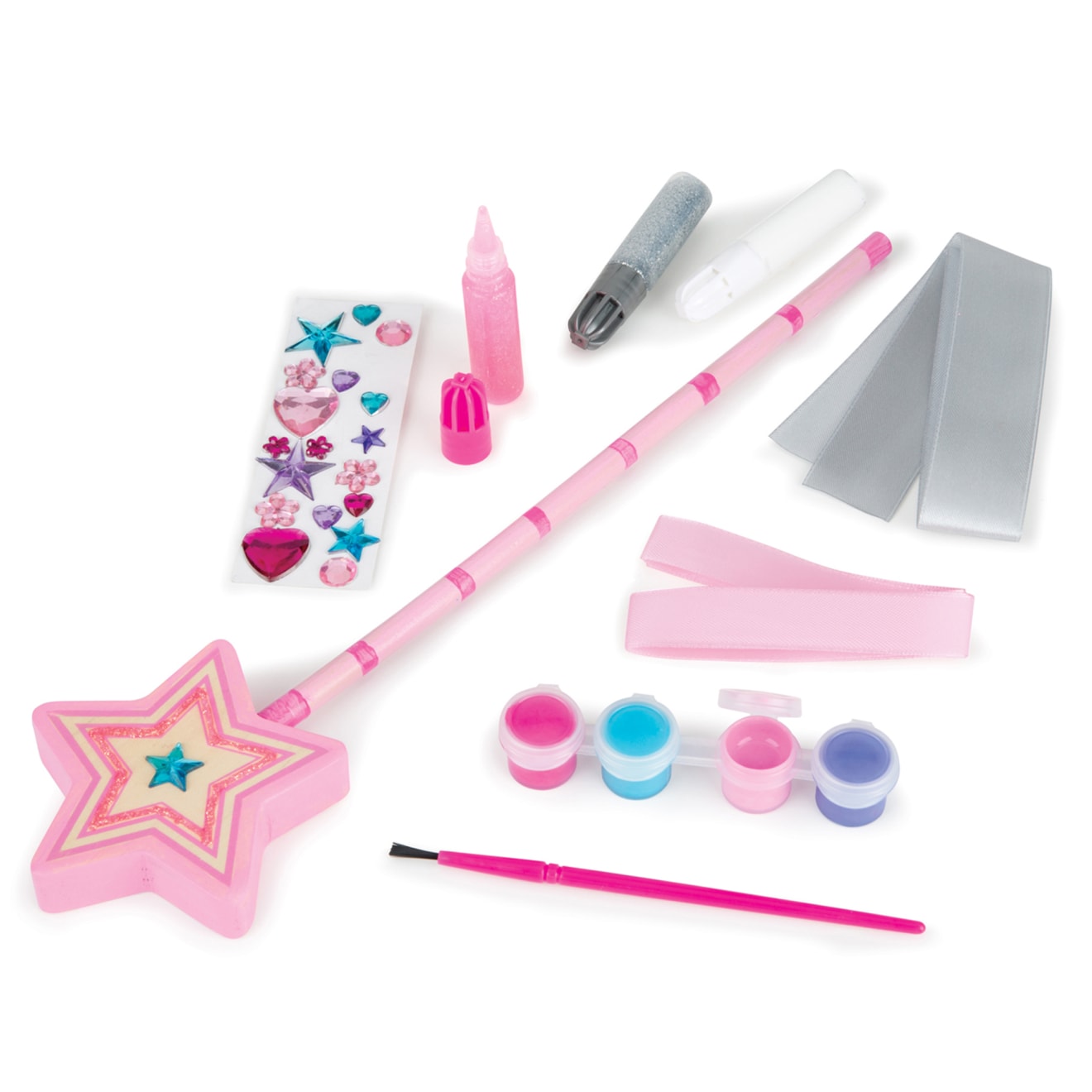 Decorate-Your-Own Wooden Princess Wand