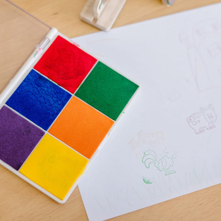 Rainbow Ink Pad, 6 Colors – Mr. Mintz Crafts