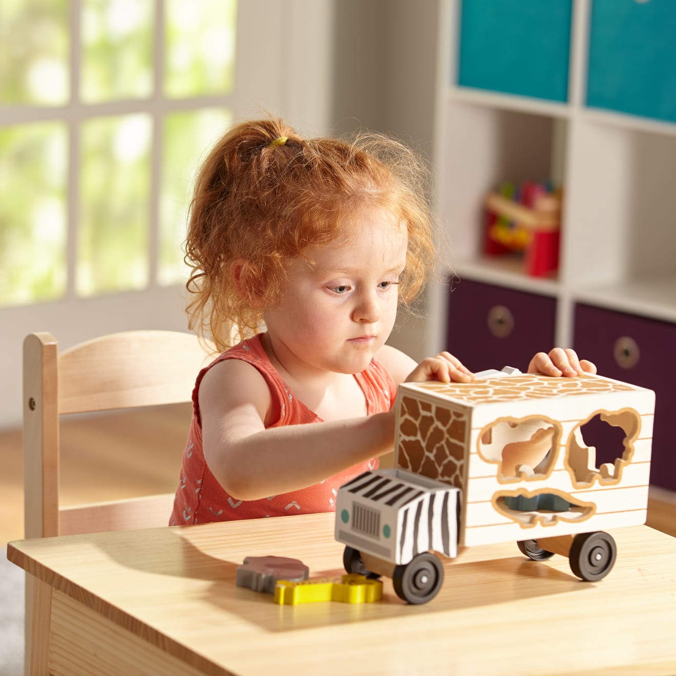 Melissa and doug 2024 shape sorting truck