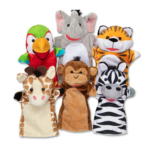 Safari Buddies Hand Puppets- Melissa and Doug