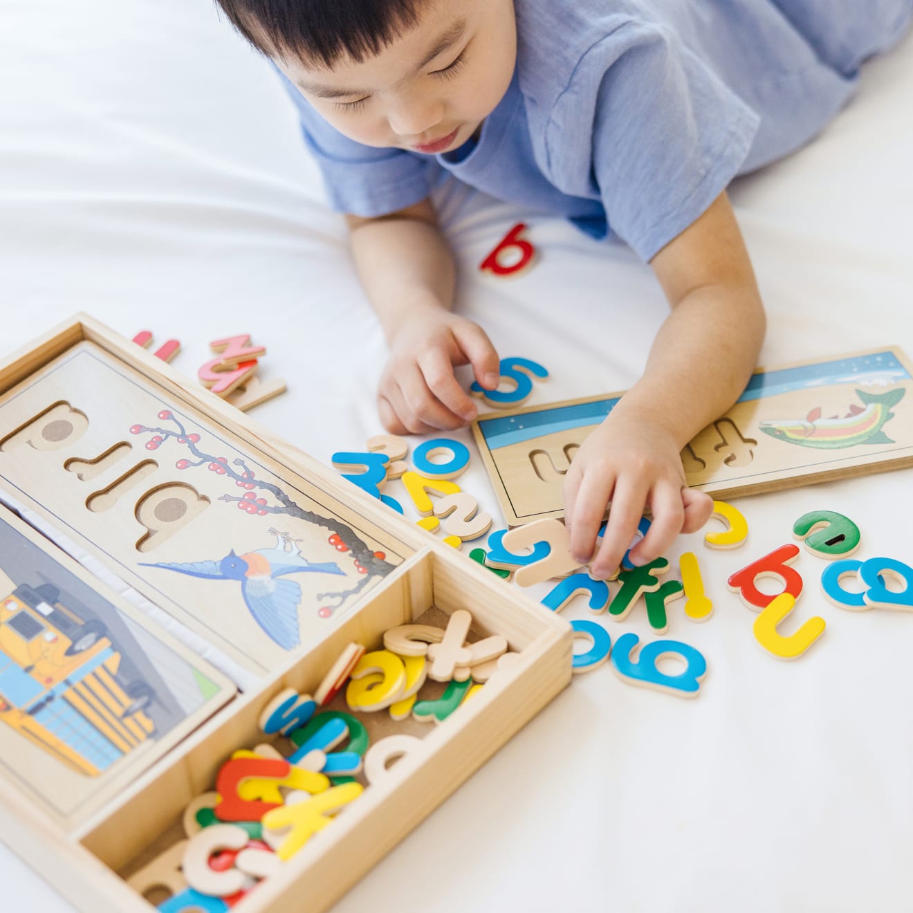 Melissa & doug see deals and spell puzzle