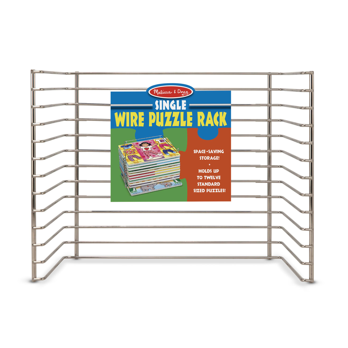 Melissa & doug deluxe outlet wire puzzle rack