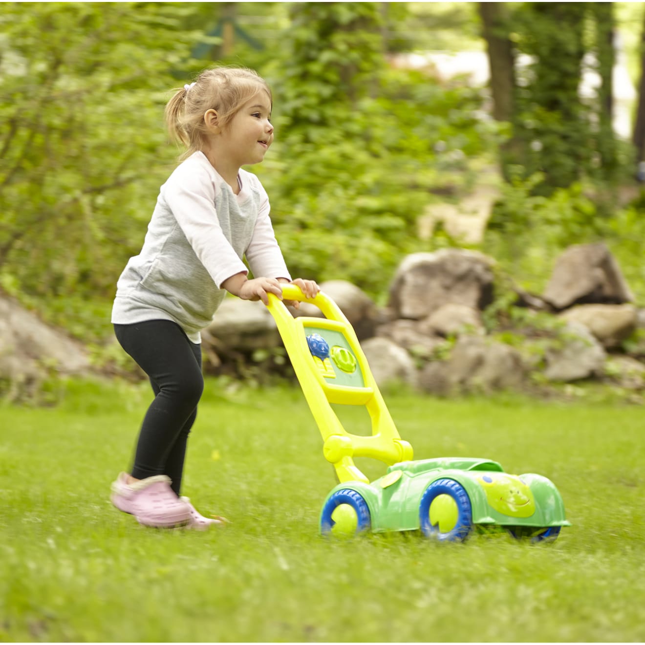 Plastic Lawn Mower Toy Turtle Lawn Mower