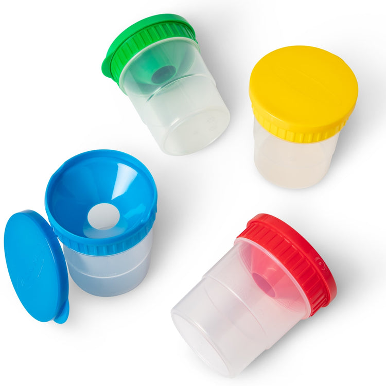 Buy 12 Pack No Spill Paint Cups With Lids for Kids, Arts and