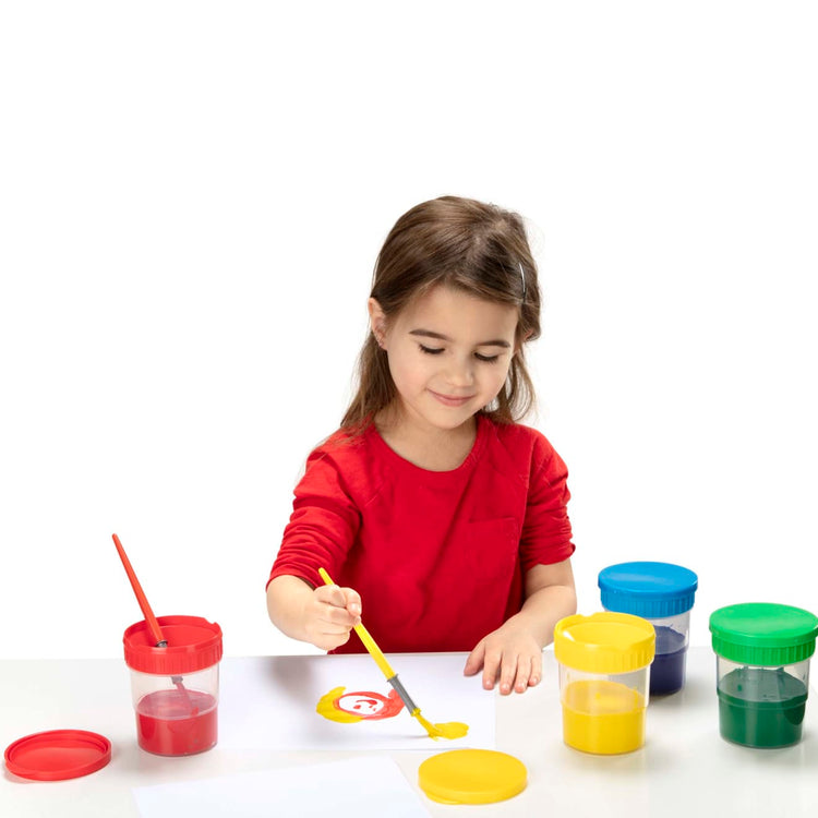 12 Pack No Spill Paint Cups With Lids for Kids, Arts and Crafts