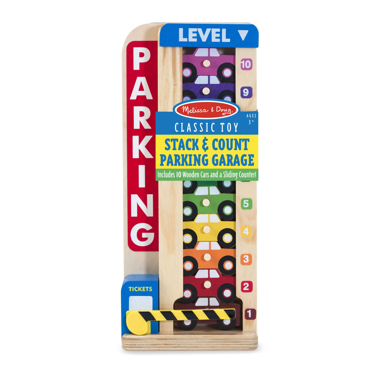 Melissa & doug stack cheap & count parking garage