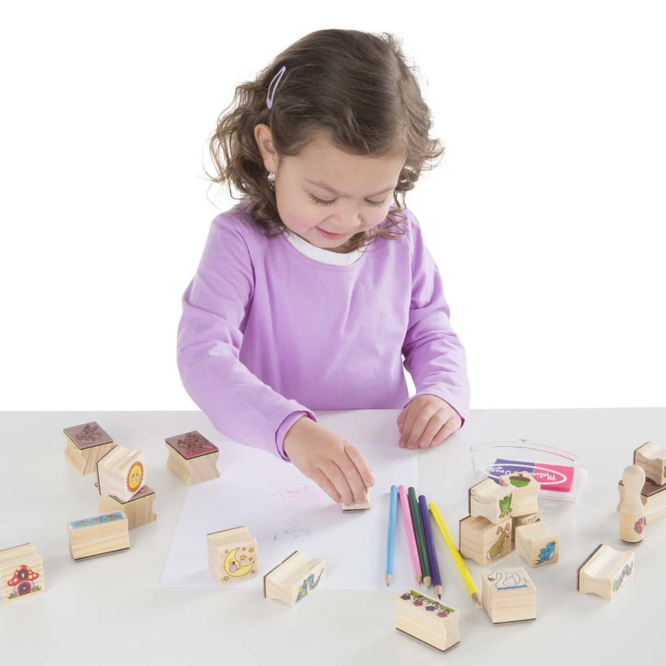 Melissa and doug fairy stamp set deals