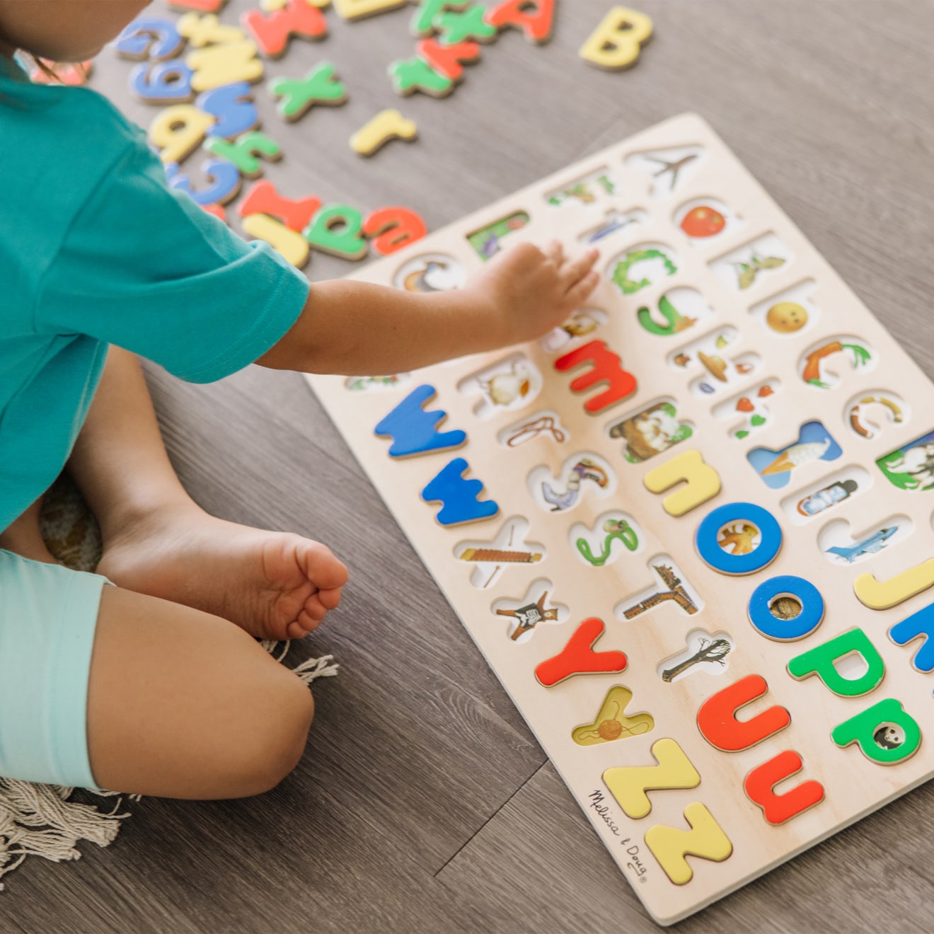 Melissa and doug letter hot sale puzzle