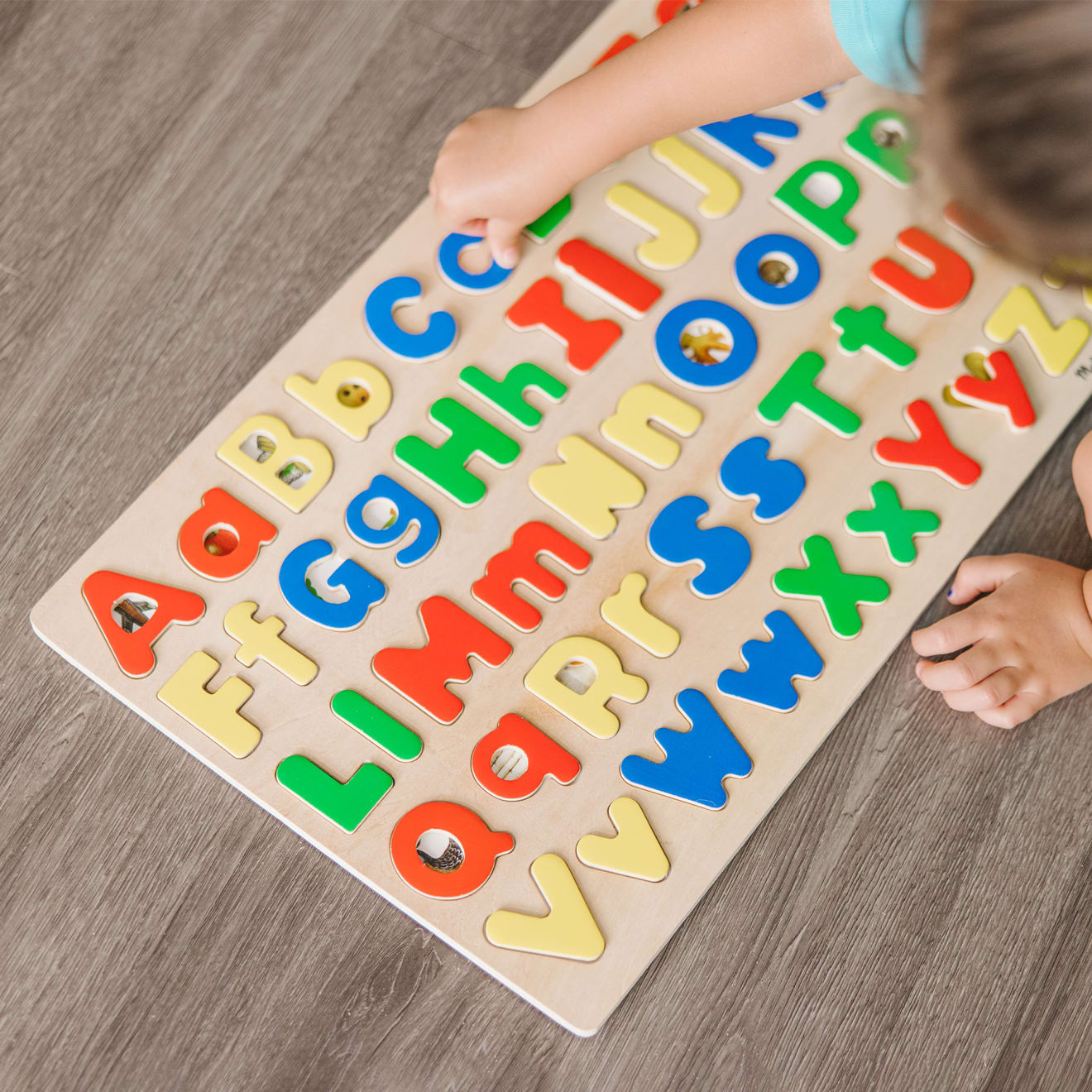 Alphabet wooden puzzle toddler online