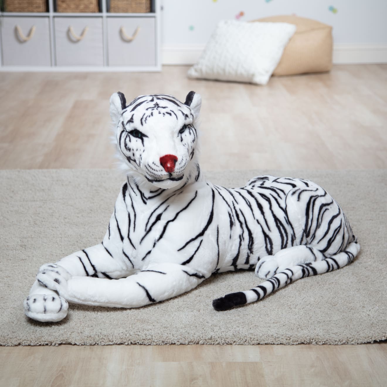 White Tiger Giant Stuffed Animal