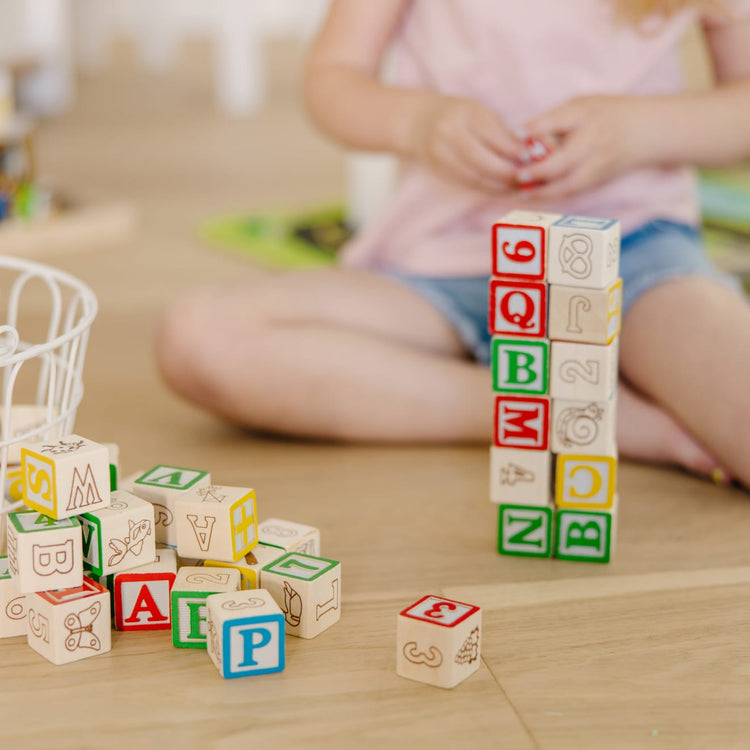 Party Prop - ABC123 Large Wooden Blocks/Baby Number And Letter Blocks/ –  Knick-Knackz