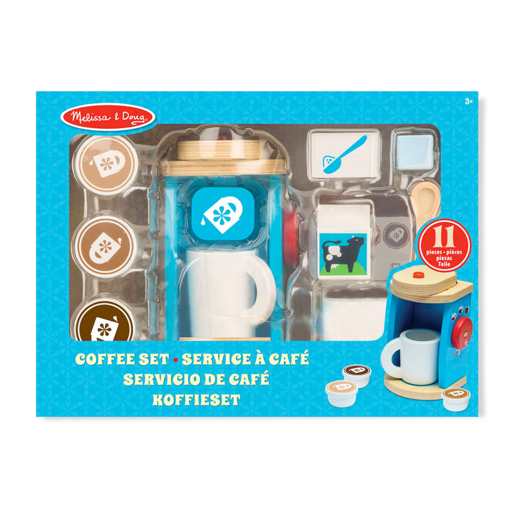 Playkidz Breakfast Set with Coffee Maker and Toaster Play