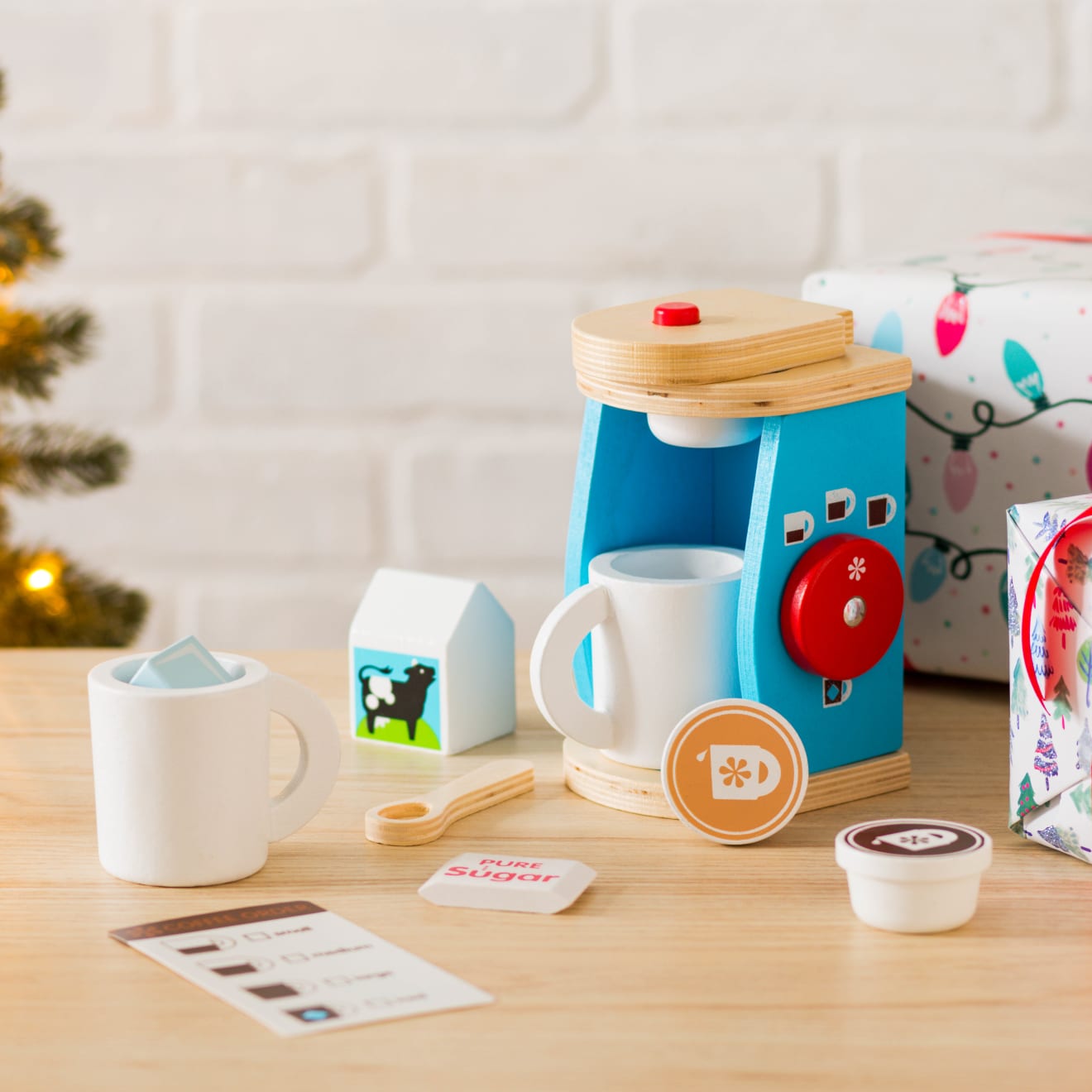 Melissa and doug coffee on sale set