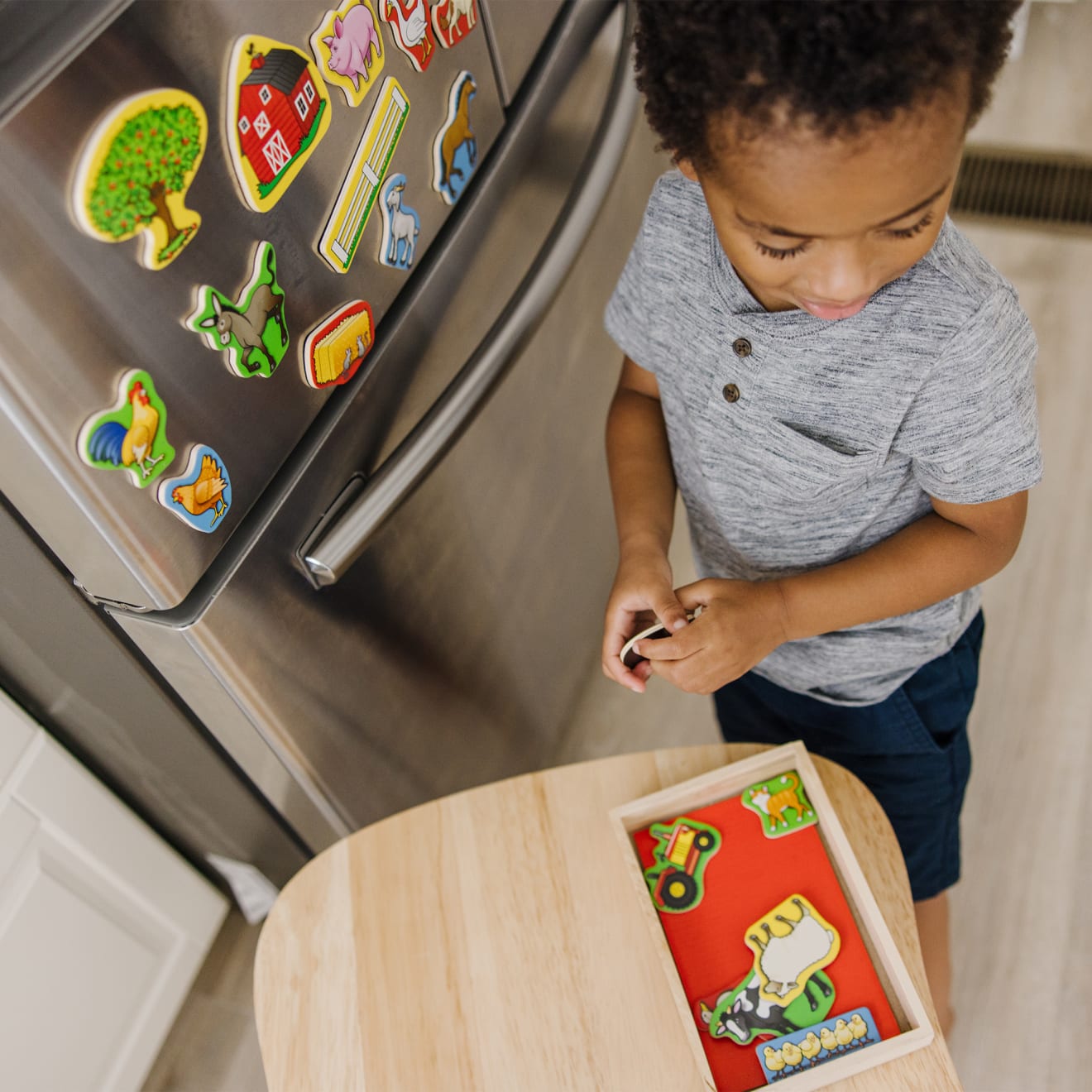 Melissa and store doug farm magnets