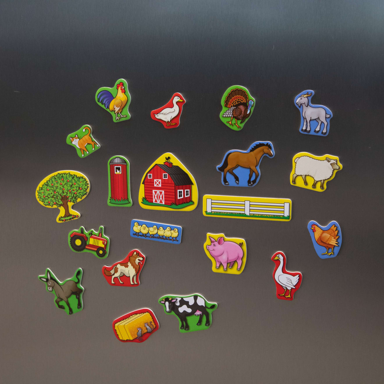 Wooden Farm Magnets Farm Magnets for Kids