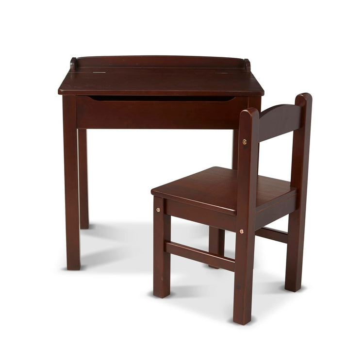 Melissa & Doug White Wooden Table & Chairs Set