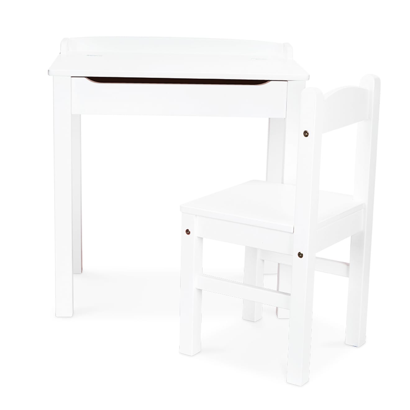 Chair discount desk white