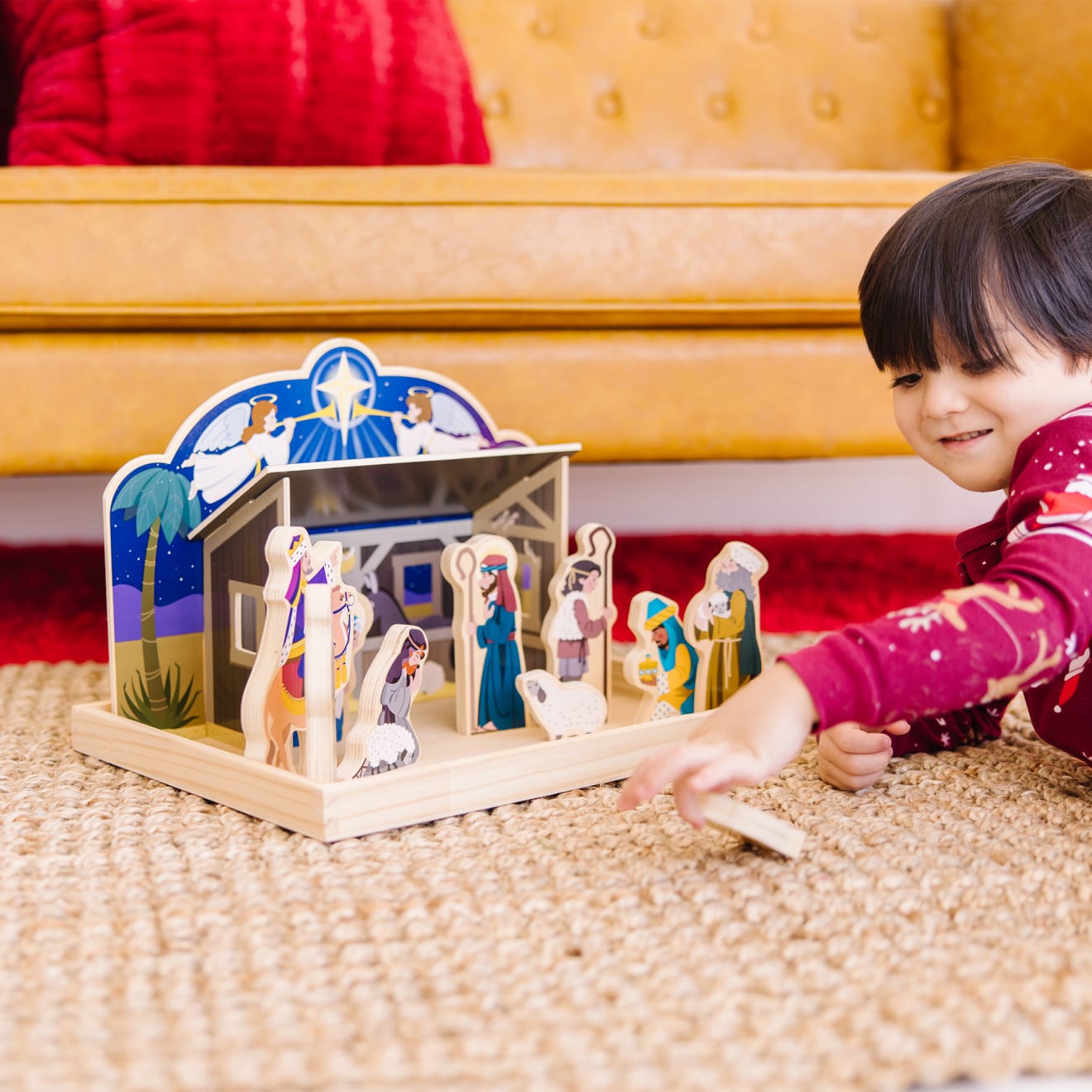 Melissa and best sale doug nativity set