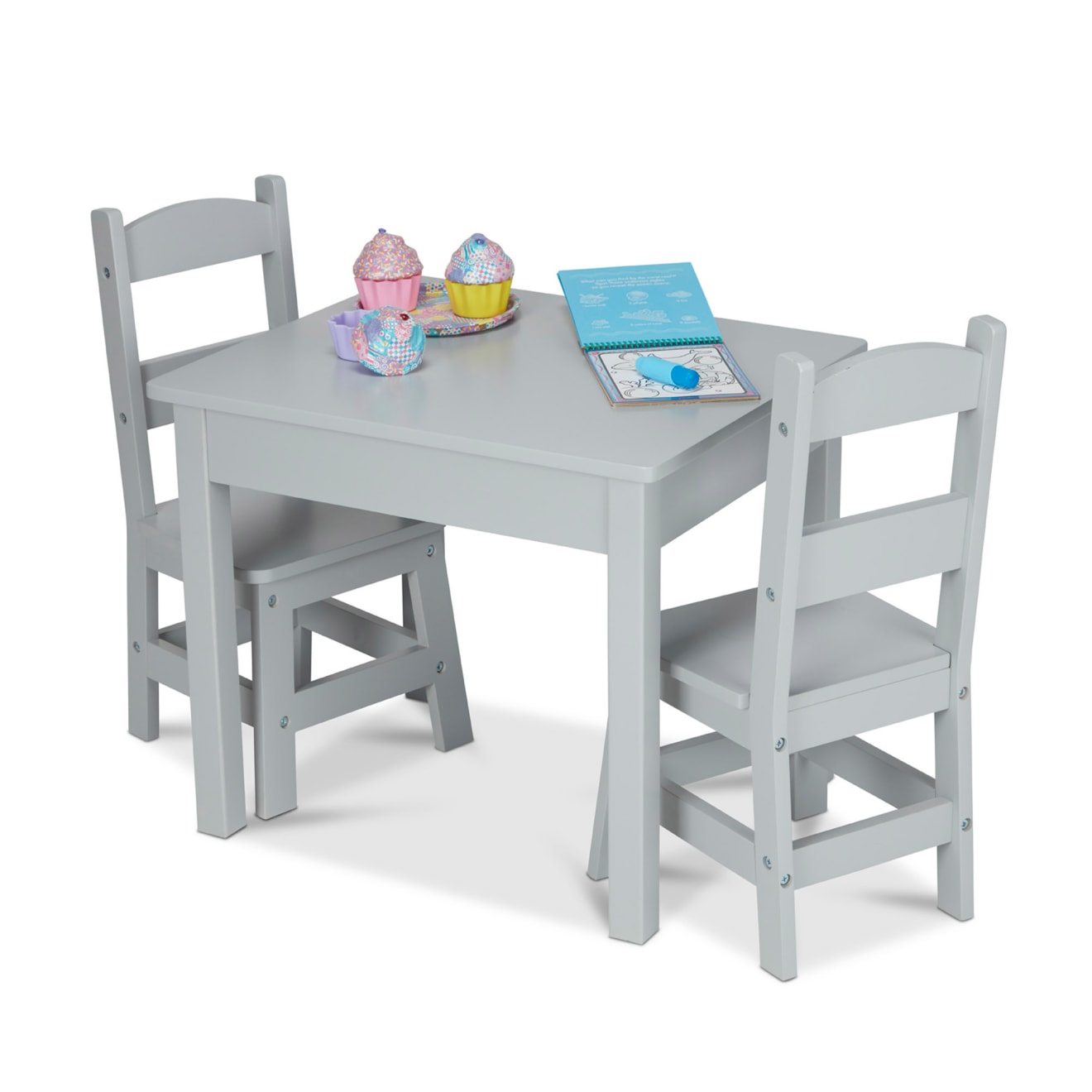 Gray kids 2025 table and chairs