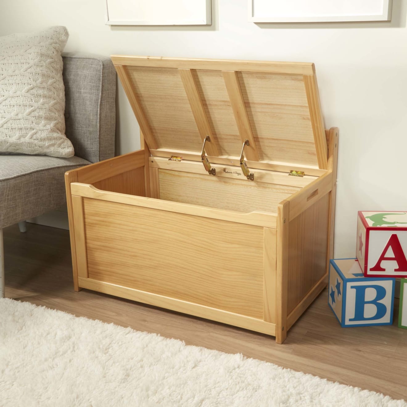 Wooden toy box oak new arrivals