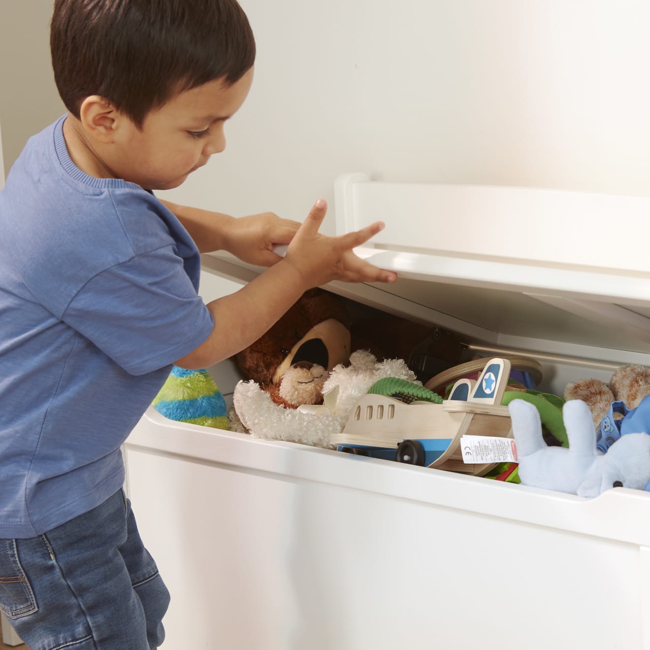 Melissa and doug shop toy chest white